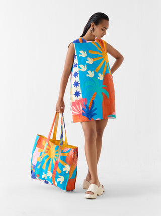 Kota multi print short dress