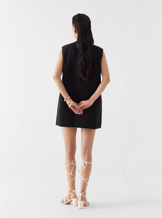 Sahara black night short dress