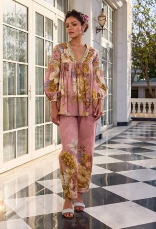 Anaisha pink top and pants
