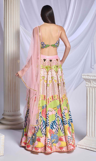 Tales Of Confetti Multicolor Lehenga Set by Papa Don'T Preach By Shubhika, available on Indiaspopup.com