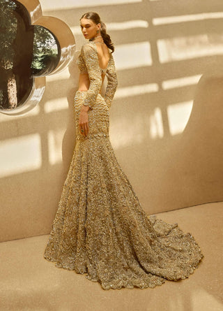 Nude peach lehenga set