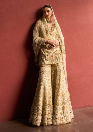 Ivory gharara gota set