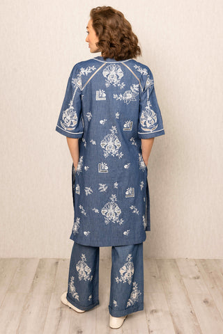 Inara blue tunic