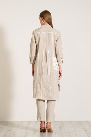 Hazel beige tunic and pants