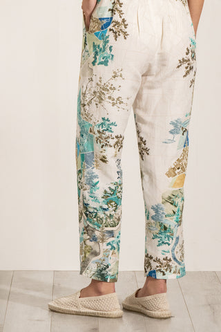 Orin teal glove bustier and pants
