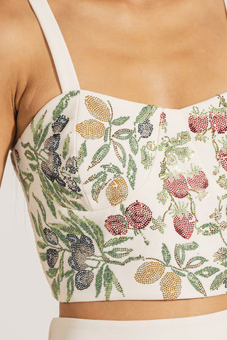 Aster ivory bustier
