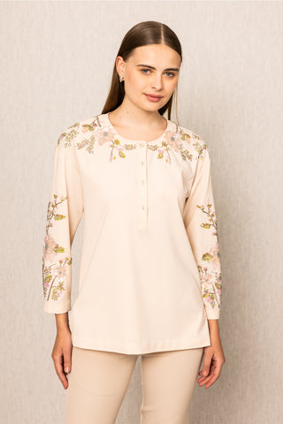 Eliana peach top