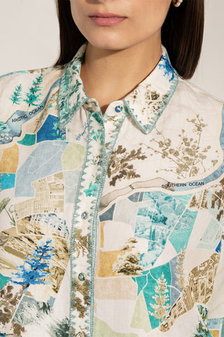 Brio button-down shirt and shorts