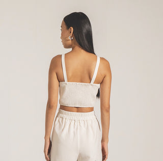 Aster ivory bustier