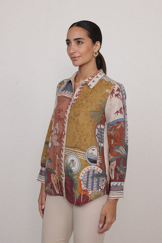 Safari mosaic shirt