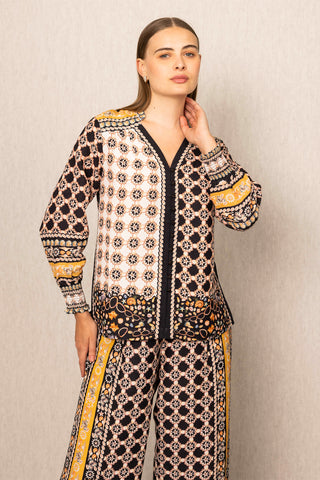 Orla brown blouse