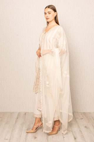 Odessa beige tunic set