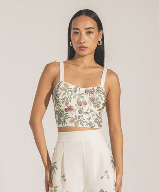 Aster ivory bustier