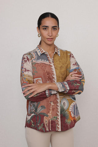 Safari mosaic shirt