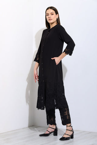 Zella black tunic and pants