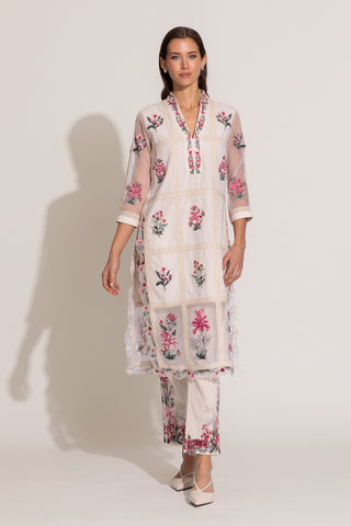 Maria beige tunic and pants