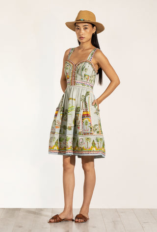 Aurora green sundress