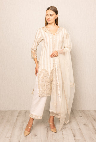 Odessa beige tunic set