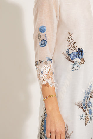 Clara white tunic