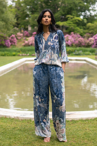 Ibiza blouse and pant set