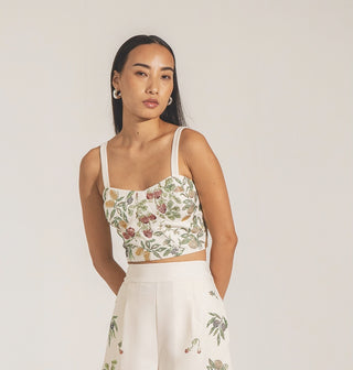 Aster ivory bustier