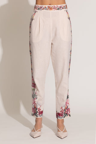 Maria beige tunic and pants