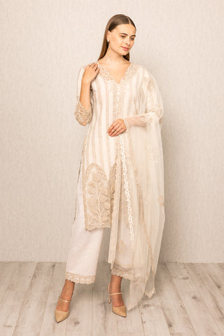 Odessa beige tunic set
