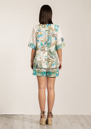 Brio button-down shirt and shorts