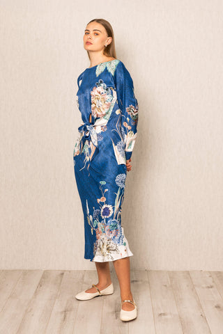 Valencia front tie blouse and skirt