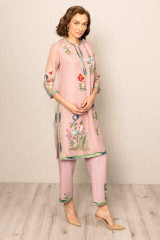 Florica pink tunic and pants
