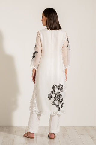 Viva white tunic and pants
