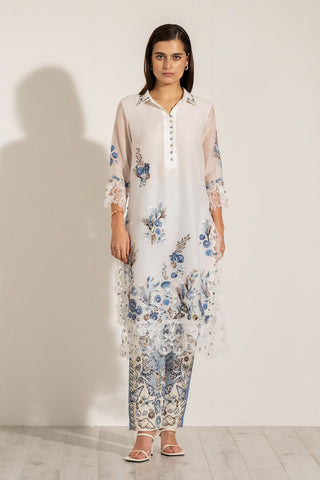 Clara white tunic