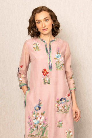 Florica pink tunic and pants