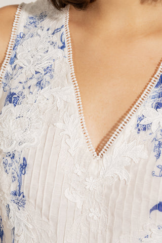 Zestio pleated blouse