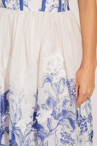 Blue zen sundress