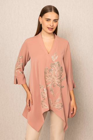 Dusty peach mahi blouse