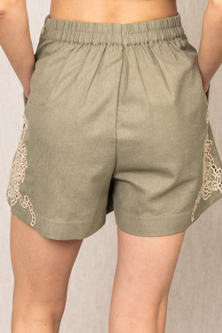 Sage green eli shorts