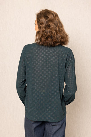 Bottle green bern buttondown shirt