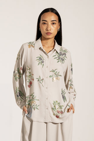 Blossom gray shirt and pants
