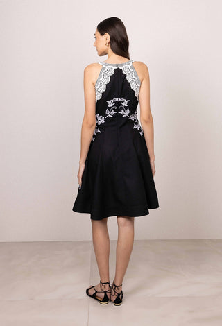 Zayel halter mini dress