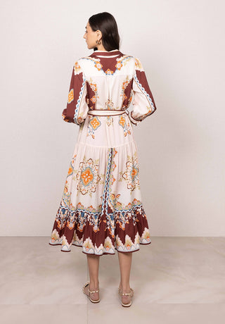 Vera tier shirt dress