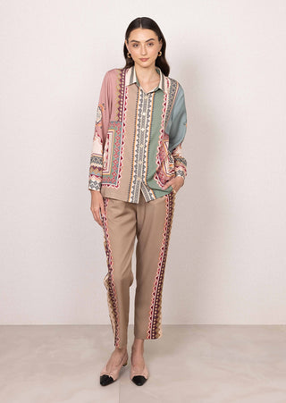 Eva buttondown shirt and pants