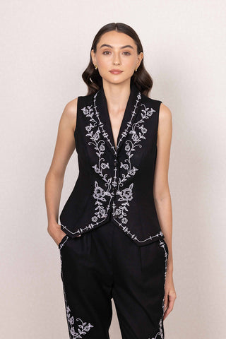 Mirel shawl collar waistcoat