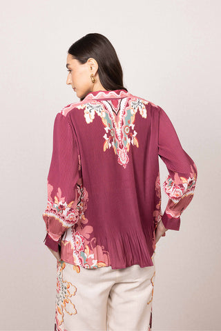 Eli pleated shirt and pants