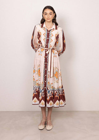 Vera tier shirt dress