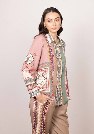 Eva buttondown shirt and pants