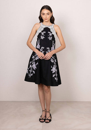 Zayel halter mini dress