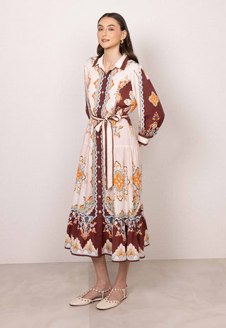 Vera tier shirt dress