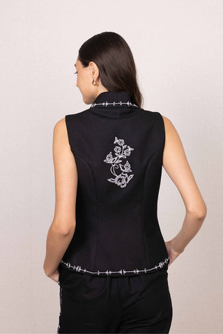 Mirel shawl collar waistcoat