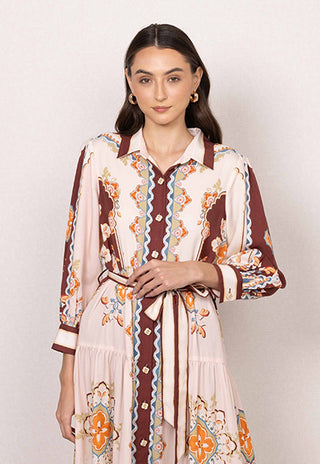 Vera tier shirt dress